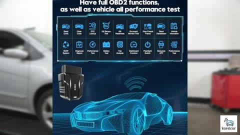 OBD2 Scanner Reader Bluetooth Wireless Auto Diagno