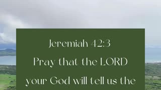 Jeremiah 42:3