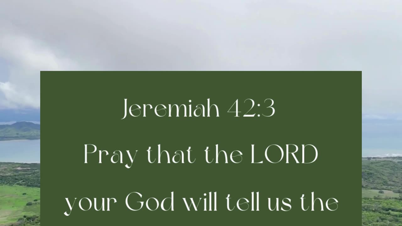 Jeremiah 42:3