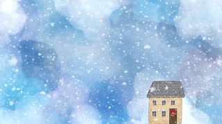 Winter dreams, happy holiday music