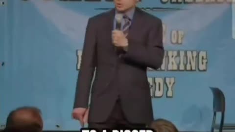When comedians really do their job.