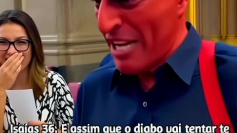 Xô satanás! Isaías 36: É assim que o diabo vai tentar te enganar. Te cuida irmão o diabo está na espreita ele não quer sair do poder.
