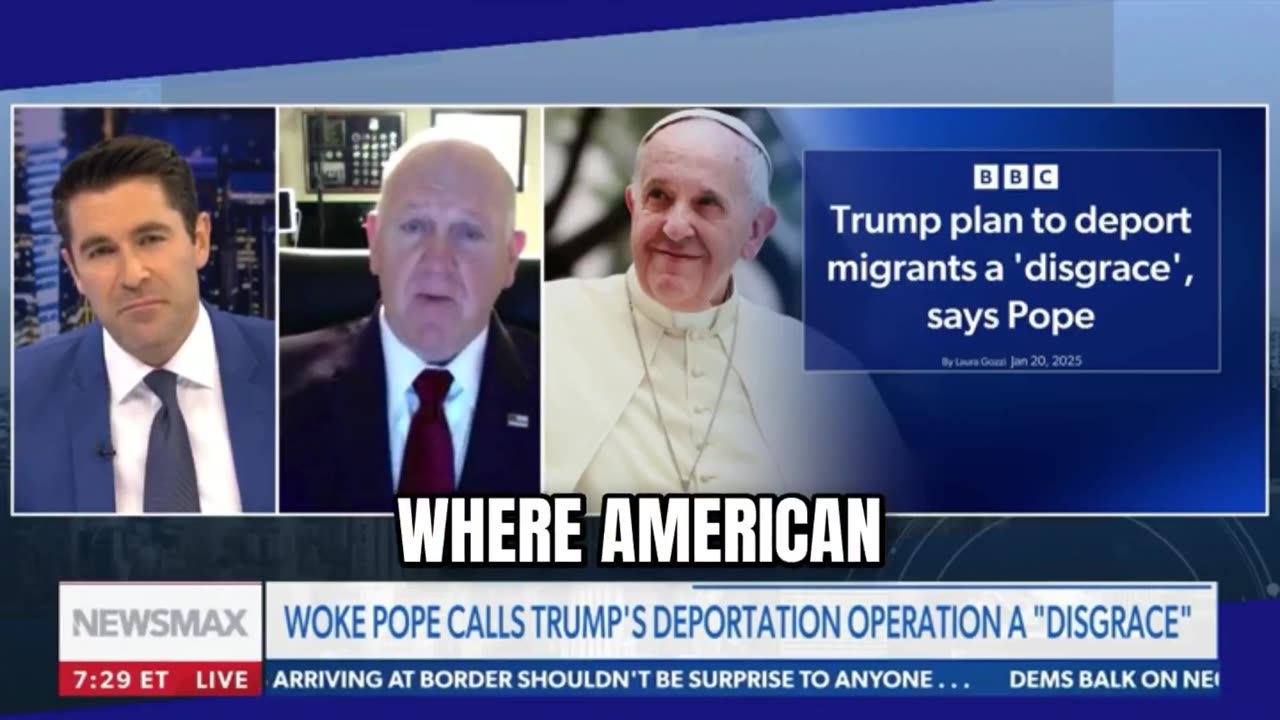 Border Czar calls out the Pope for criticizing Trump's deportation operation