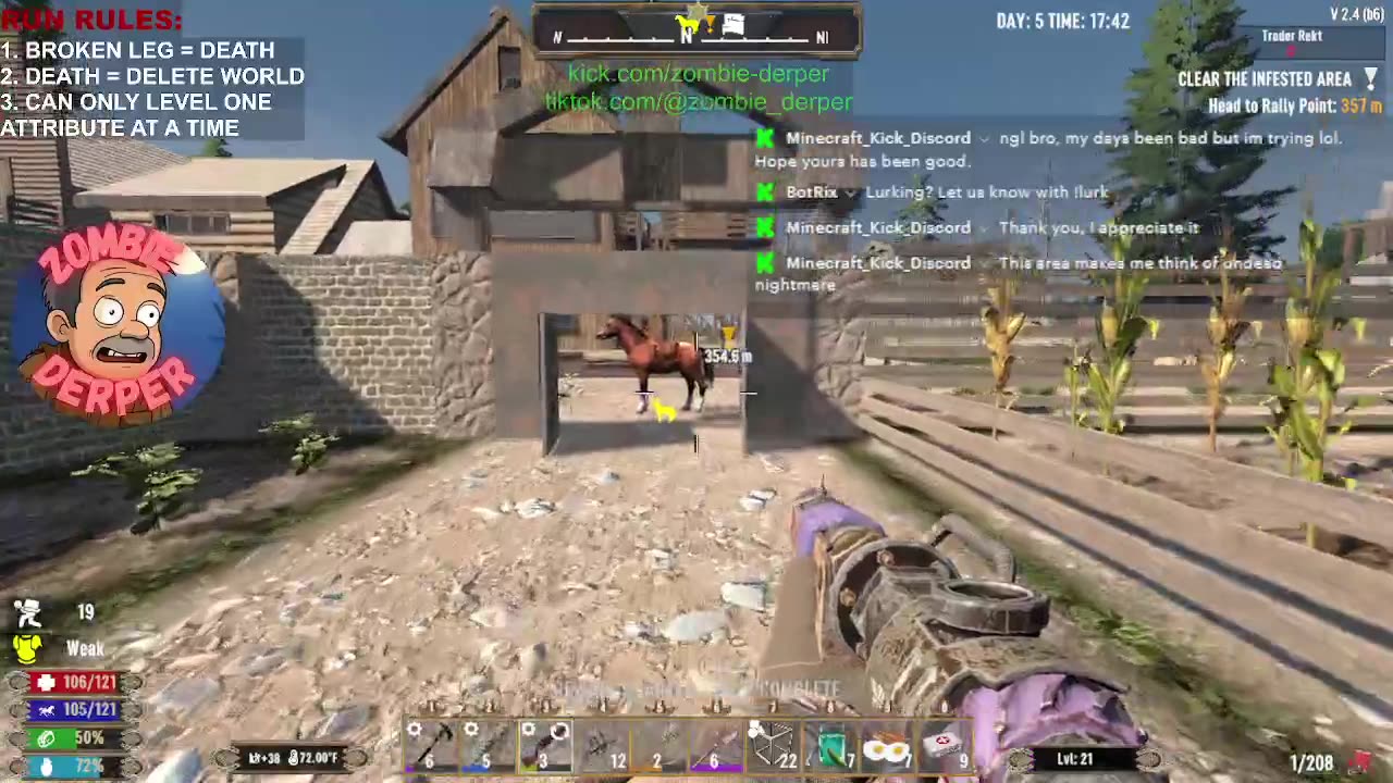 Wild West vs Crayon Eater | 7 Days to Die Permadeath