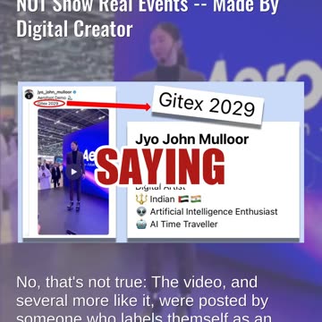 Fact Check: AI Video Of Aerofoot Flying Shoes Demo At Gitex Does NOT Show Real Events