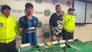 Capturado armas y droga Piedecuesta