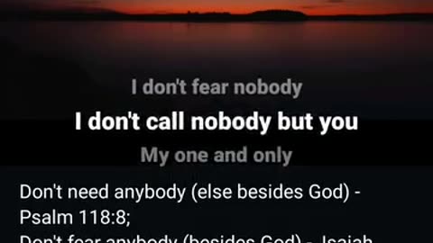 IG May 25, 2025 -3: One & Only God