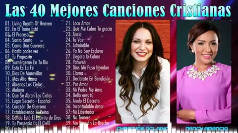 Nancy Amancio Y Christine D'clario 2 Horas Sus Mejores Canciones Exitos Musica Cristiana.