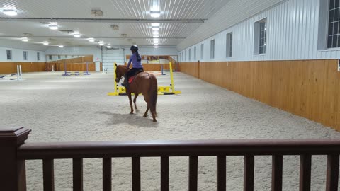 Keegan and Isabel practicing