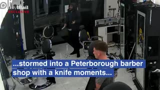 Diverse knifeman who hurt 11 people in Huntingdon train rampage storms into Peterborough barber shop