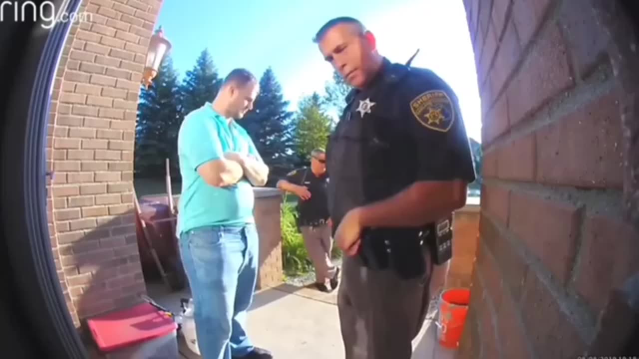 Stepdad Handles Cops At His Front Door LIKE A BOSS!!