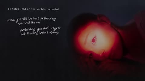 Ariana Grande - intro (end of the world) (extended) (lyric visualizer)