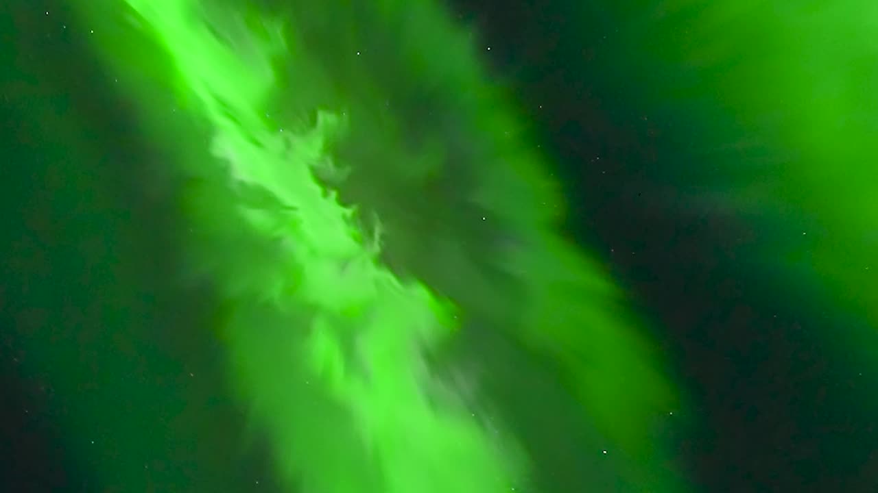 Aurora Made the Ground Turn Red