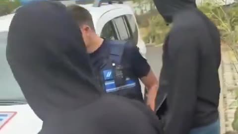 Africans attack police