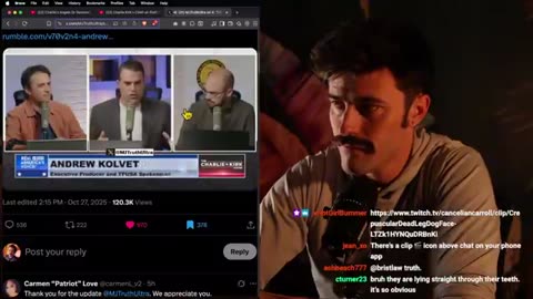 Ian Carroll clip ~ TPUSA Fires Back- Compares Us All to Drug Addicts for Wanting Answers