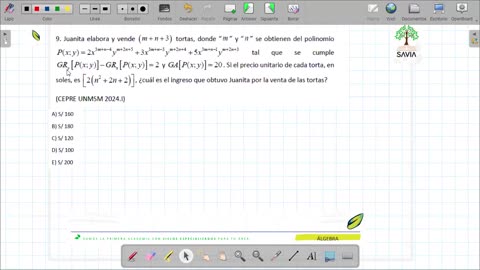 SAVIA REPASO 2025 - 2 | Semana 01 | Álgebra