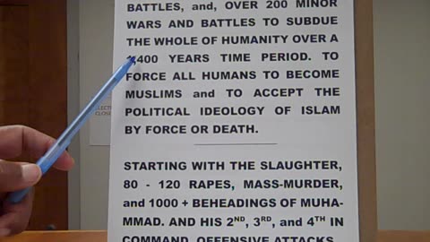 p 5. ISLAM - The 1,405 Years WORLD WAR (1st True WORLD WAR) Against Total Humanity