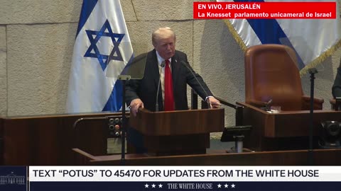 Trump Habla ante el Parlamento de Israel: Mensaje Histórico sobre el Acuerdo de Paz