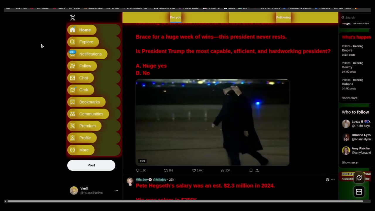 VanderX Experience - My X Podcast - Twitter Show 1.6.2026