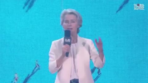 Ursula announces a partnership with Bill Gates to vaccinate 500 million children by 2030.