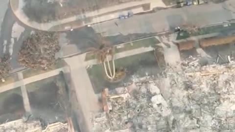 Drone Footage Shows Homes Wiped Out by California Wildfires