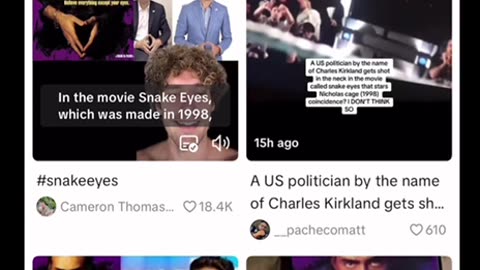 Can you see it now? Snake Eyes - Charlie Kirk
