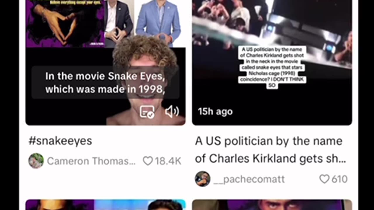 Can you see it now? Snake Eyes - Charlie Kirk