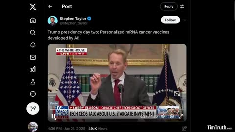 Trump Announces $500 Billion For Untested AI-Made Personalized mRNA Vaccines For Cancer_ Pandemics