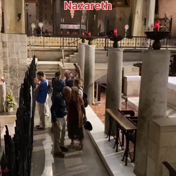 The Home of Joseph, Mary and Jesus Church of Annunciation Nazareth 😇✝️⛪️