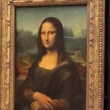 Cambriolage au musée du Louvre à Paris #monalisa #macron #macrondehors