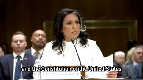 Tulsi Gabbard's closing statement at confirmation hearing. (News)