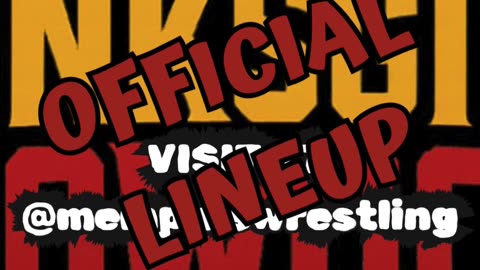 OFFICIAL LINEUP for tomorrow !! Memphis Wrestling !