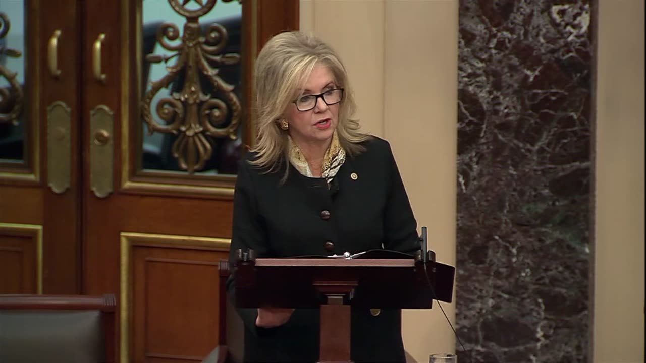 First Term Accomplishments And Second Term Objectives: Blackburn On Senate Floor