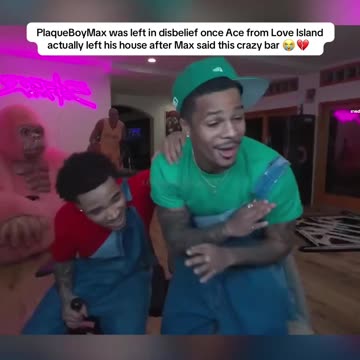 Love Island’s Ace Greene Walks Out After PlaqueBoyMax Calls Him Gay