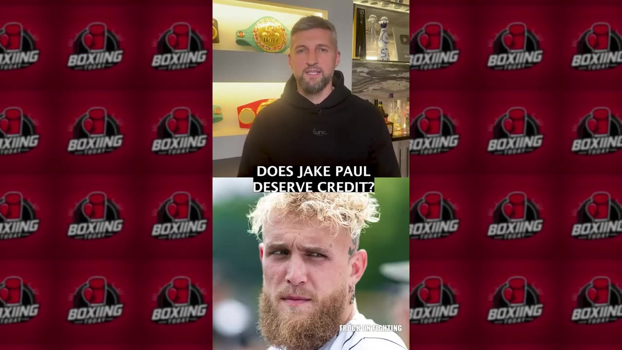 Anthony Joshua REACTS To Jake Paul's “I CAN Knock Him Out In 2 Rounds!” Comment! (720p60fps)