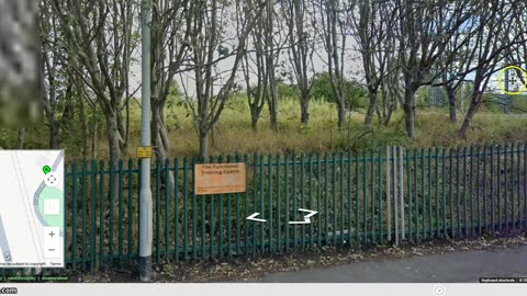 Streetview of alleged Bus crash