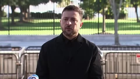 Zelenskyy holds press briefing after Trump meeting on Russia-Ukraine war