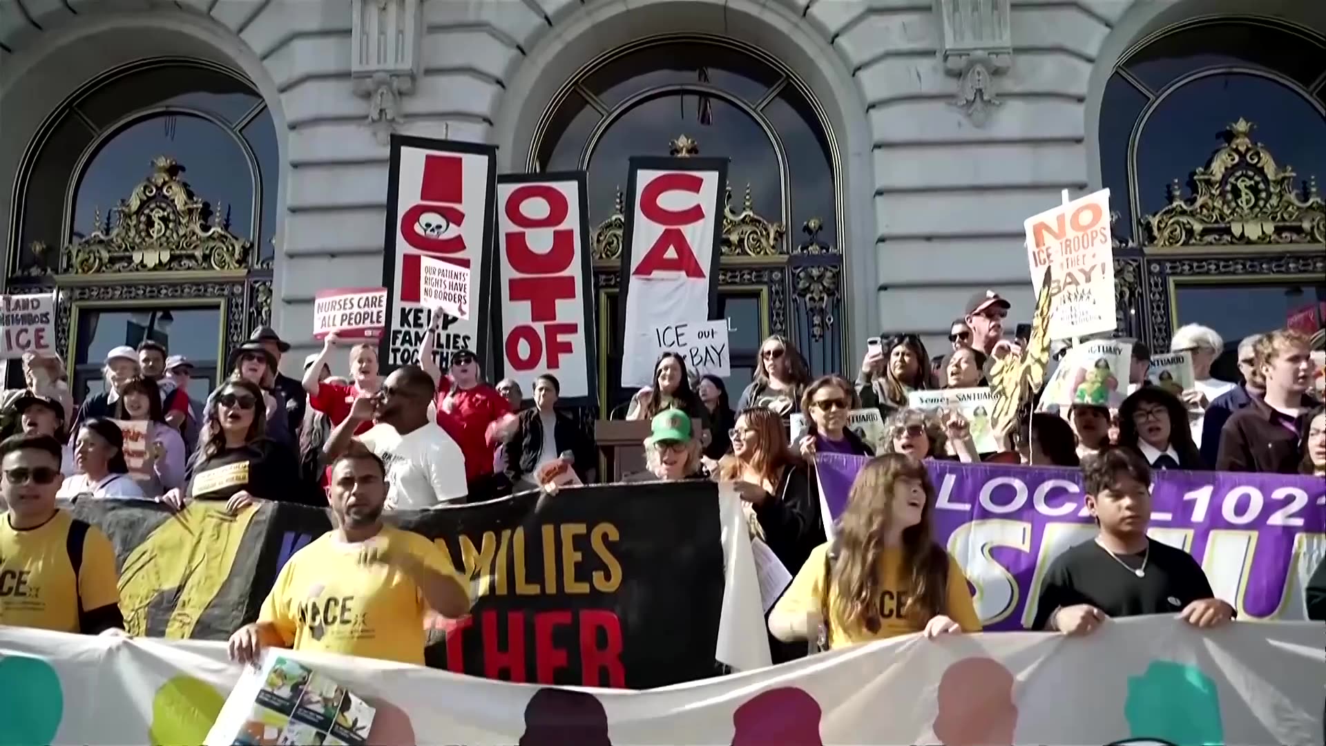 Protests continue as Trump calls off San Francisco troop deployment