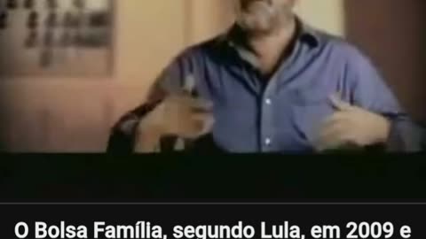 O Bolsa Família, segundo Lula, em 2009 e em 2000