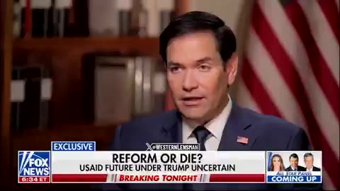 Marco Rubio acting head of USAID (agency of international development)