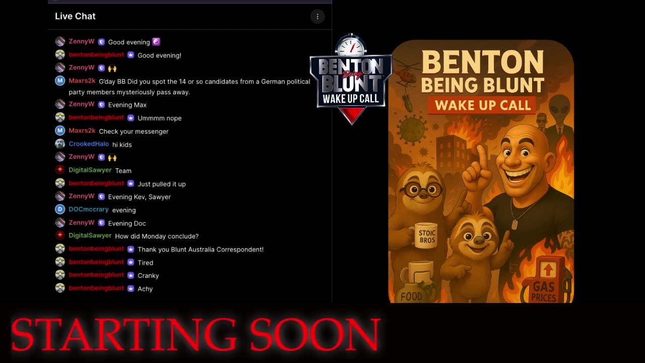 BENTON BEING BLUNT "The Puppet Masters"