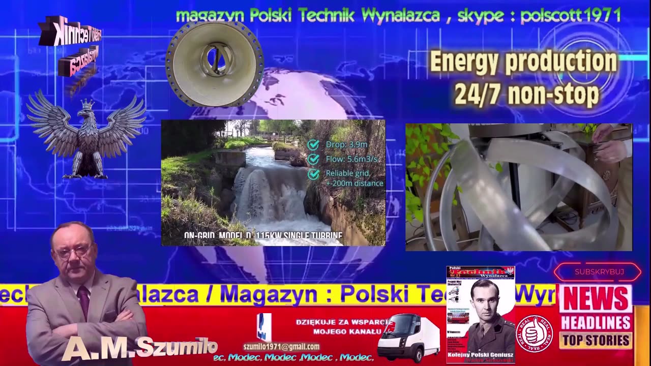 Hydro Power / Turbine prof.Gorlov / River Energy