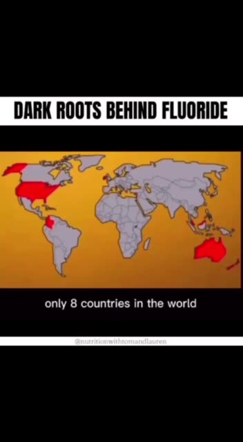 Dark Roots Behind Fluoride..