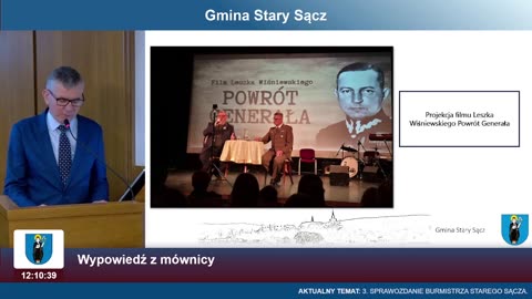 IX Kadencja XI Sesja Rady Miejskiej w Starym Sączu 29 11 2024