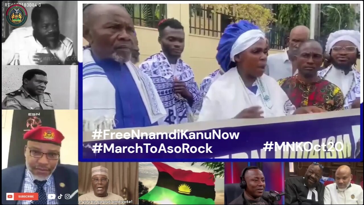 Igbo Jewish Group Calls March to Aso Rock Sowore Leads #FreeNnamdiKanuNow Protest Movement