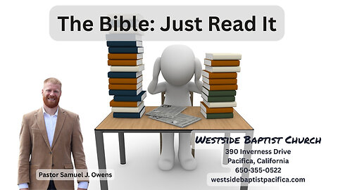 The Bible: Just Read It