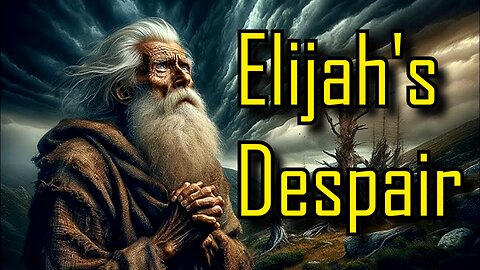 Overcoming Discouragement; Elijah ran for his life from Jezebel after his greatest victory