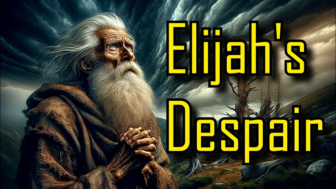 Overcoming Discouragement; Elijah ran for his life from Jezebel after his greatest victory