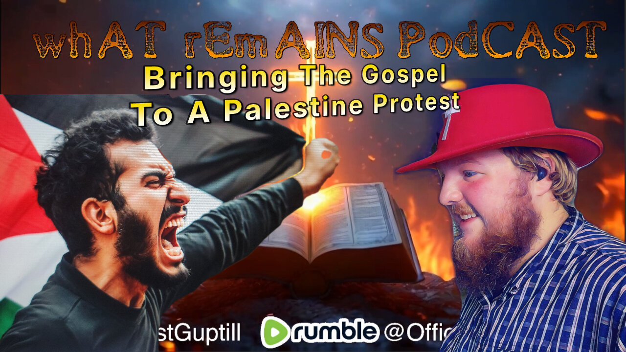 Bringing The Gospel To a Palestine Protest