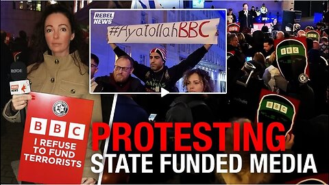 No more state-funded antisemitism: London protestors call for suspension of BBC licence fee